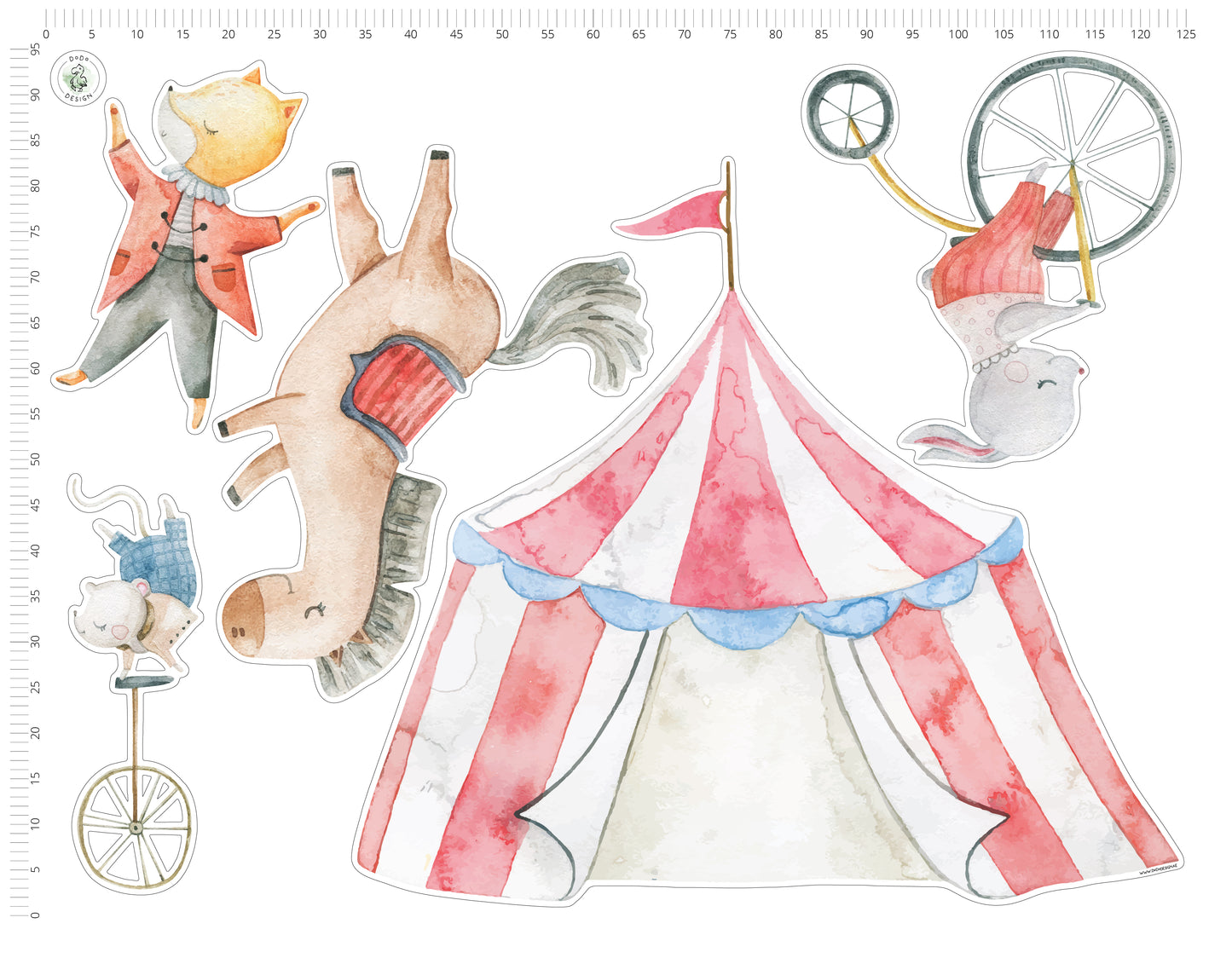 Joyful Circus Wall Sticker