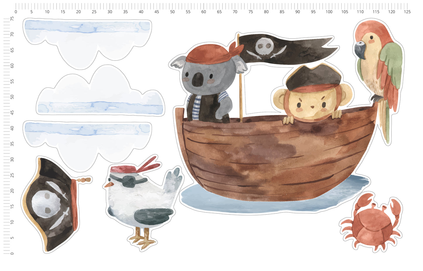 Treasure Island Wall Sticker