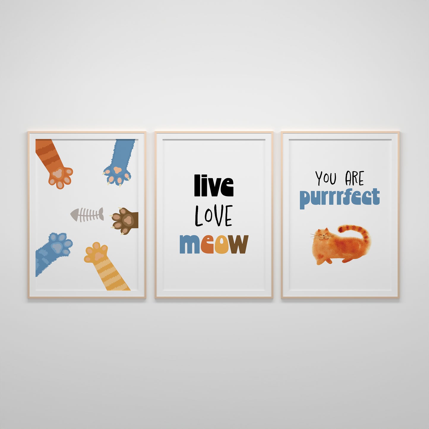 Playful Kittens Poster