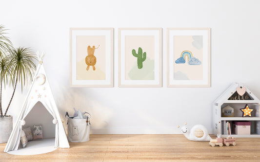 Panda and his friends Poster