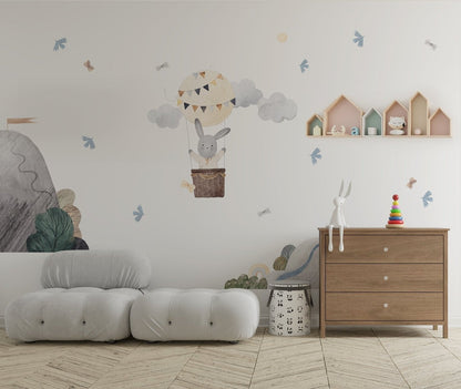 Bunny Balloon Wall Sticker