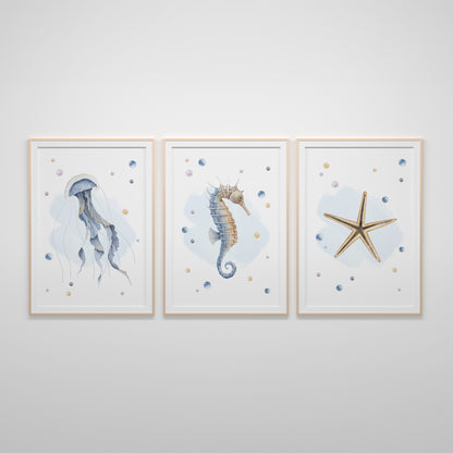 Ocean Animals Poster