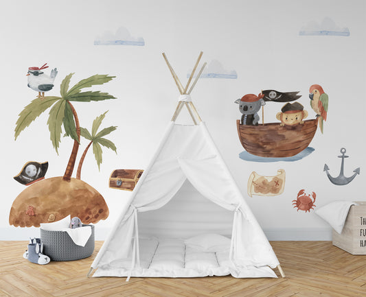 Treasure Island Wall Sticker