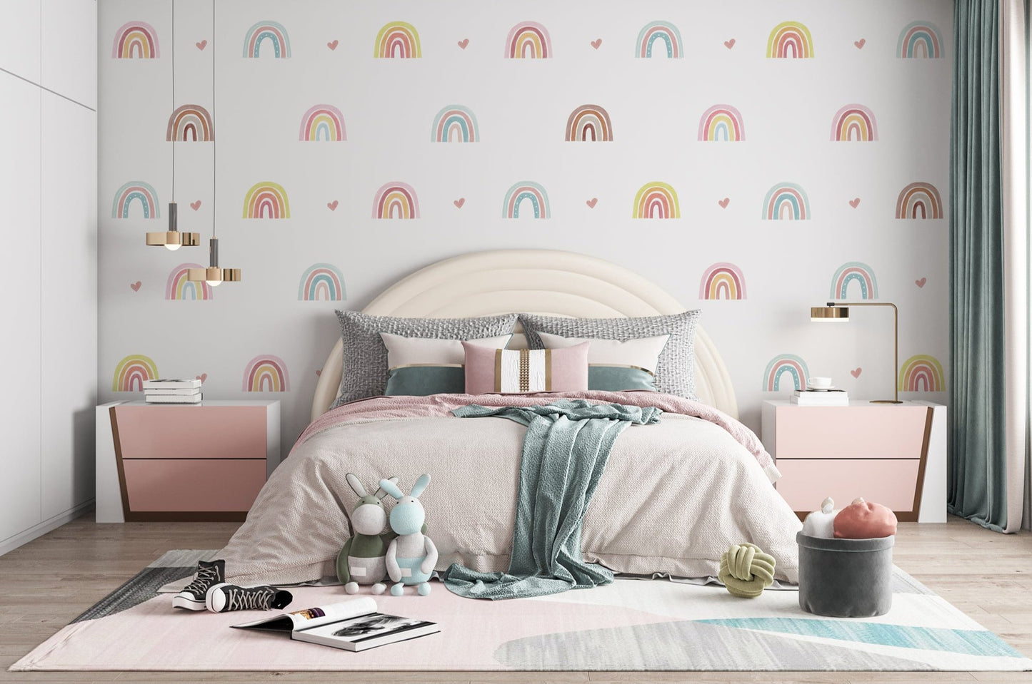 Colorful Rainbows Wall Sticker