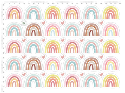 Colorful Rainbows Wall Sticker
