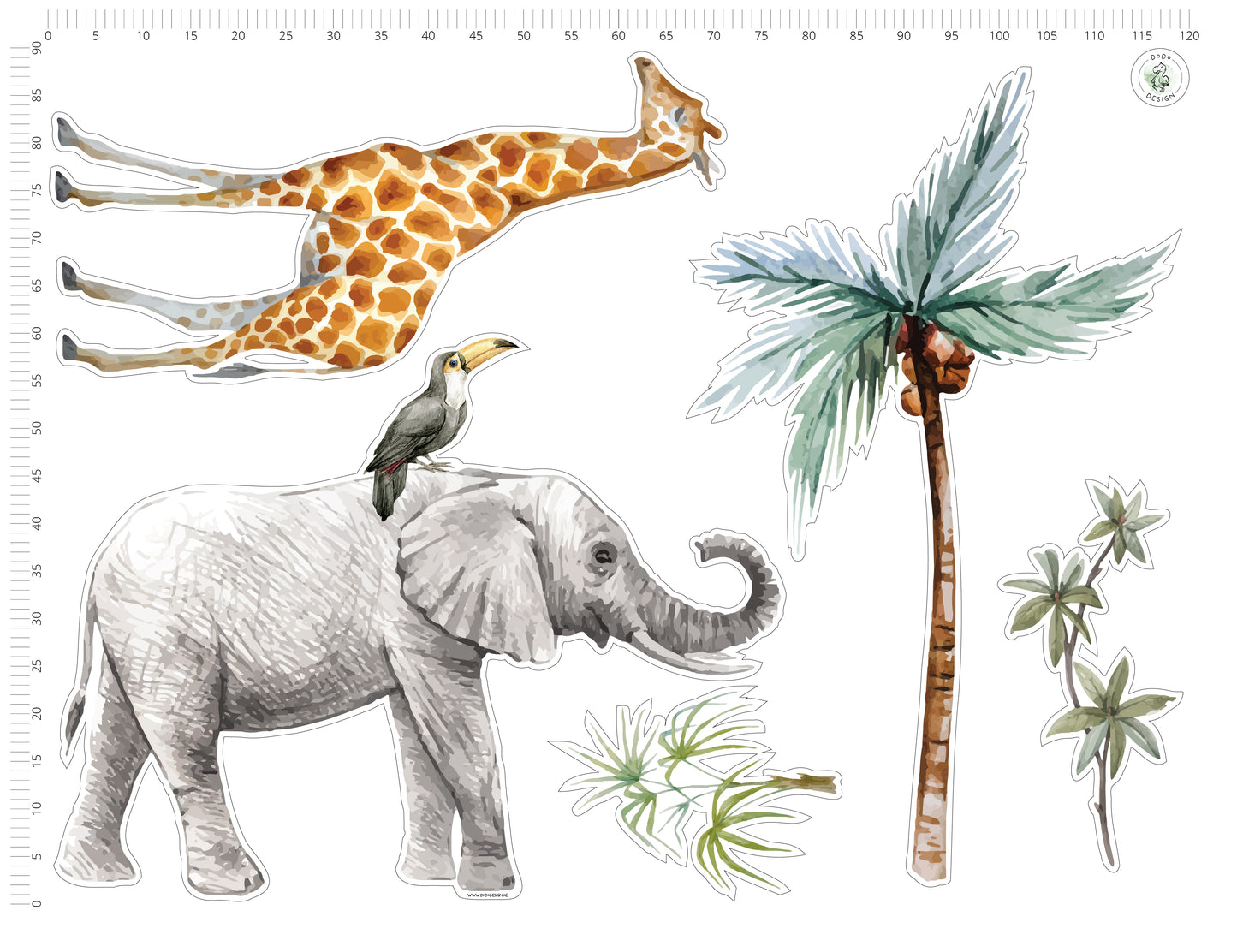 Wild Savannah Wall Sticker